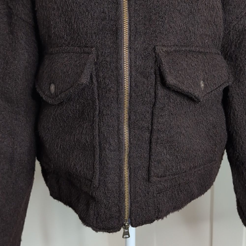 Levi's XL Brown Baby Bubble Wool Trucker Jacket, NEW - Picture 9 of 16